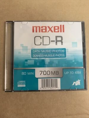 Maxell cd-r Data Photos Music 80 min - Image 1 of 3