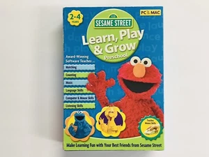 "BRAND NEW" Sesame Street Learn, Play & Grow Preschool (PC & MAC) SEALED - Picture 1 of 5