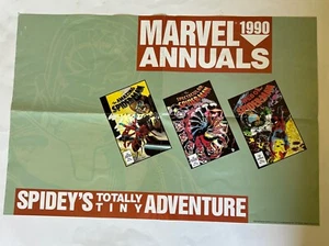 1990 Marvel Annuals Poster-Spidey Totally Tiny Adventure-Spider-man-24" x 16" - Picture 1 of 7