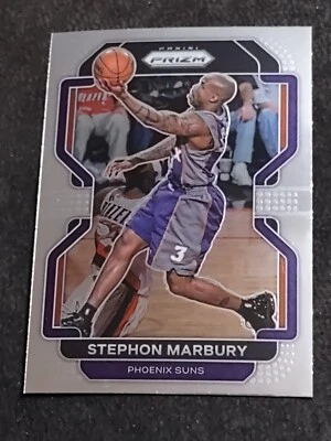Tarjeta de baloncesto 2021-22 Panini Prizm Stephon Marbury #277 Phoenix Suns Foto 1 de 2