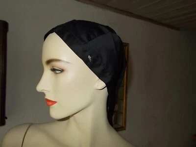 MARKENLOS Damen/Herren Mütze /Cap Turban Kopfbedeckung Küche schwarz neu
