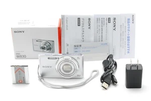 [MINT+++ in Box] Sony Cyber-Shot DSC-W830 Silver 20.1MP Digital Camera JAPAN - Picture 1 of 9