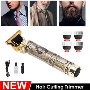 Men Portable Electric Hair Trimmer Clippers Beard Shaver Cutting Cordless AUS - Picture 1 of 12