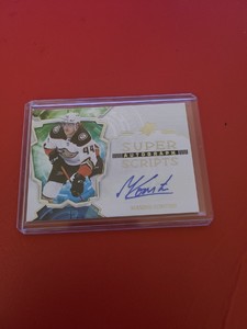 2022-23 UPPER DECK UD SPX MAXIME COMTOIS SS-MC SUPER SCRIPTS AUTO