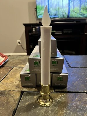 (6) NEW H for Happy Electric Incandescent Candle Lamp - Image 1 of 4