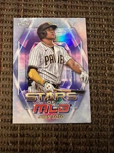 2023 Topps Stars of the MLB Chrome Holo #SMLBC-20 Juan Soto San Diego Padres - Picture 1 of 2