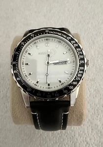 Watch Gear Tourneau Men's Watch 41mm Silver Tone Day Date Tachymetre - Picture 1 of 3