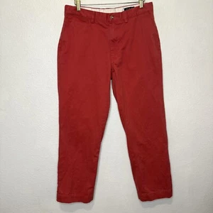 Polo Ralph Lauren Mens 34x30 (Actual 28.5) Classic Fit Chino Pants Rust Red Pink - Picture 1 of 12