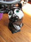 Cute Little Kitten! Hand Made, Hand Painted Cat Figurine With Glass Eyes