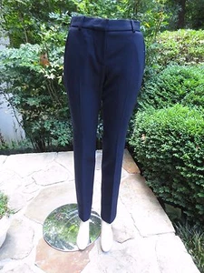 ALEXANDER McQUEEN Azul Marino Pantalones Pantalones Pantalones Talla 38 NUEVOS CON ETIQUETAS $1045 - Imagen 1 de 5