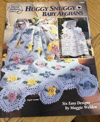 American School of Needlework Baby Blanket Crochet Pattern Booklet Maggie Weldon - Image 1 of 2
