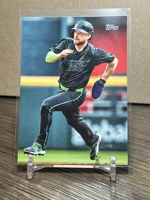 2025 Topps Series 1 - Brandon Lowe 153 True Photo Variation SSP - Tampa Bay Rays - Image 1 of 2