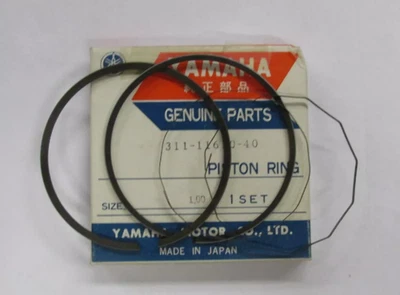 YAMAHA NEW OEM PISTON RING SET 4TH O/S 1.00 1972-73 DT2 311-11610-40 - Image 1 of 4