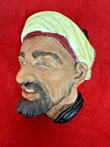 Bosson TURKISH MAN Legend Products Chalkware Head Sculpture 1961 - Bild 1 von 14