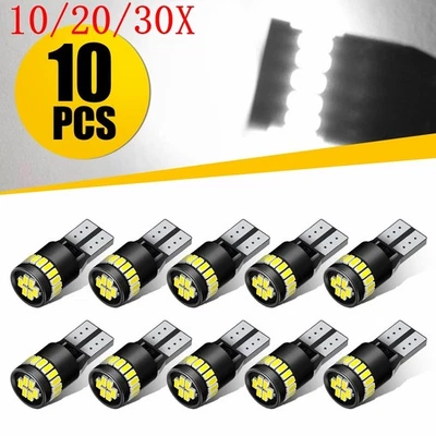 10/20/30 X T10 194 W5W Canbus карта купол интерьера светодиодная лампа для Audi A3 A5 A4 - Изображение 1 из 4