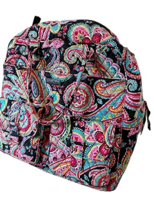 Bolso grande de viaje de fin de semana Vera Bradley estampado cachemir parisino *RETIRADO* Foto 1 de 4