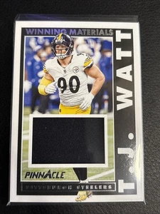 Camiseta Panini Encore 2024 - Materiales ganadores T.J. Watt #WM-TWT/199 RARA SP JERSEY - Imagen 1 de 2