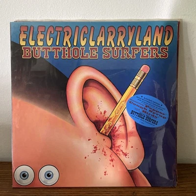 SEALED Butthole Surfers Electriclarryland w/ Original Etched Vinyl Art by Gibby - Image 1 of 4