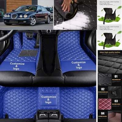 For Jaguar S-Type Floor Mats Luxury Waterproof Carpets Liners Interior Auto Foto 1 de 4