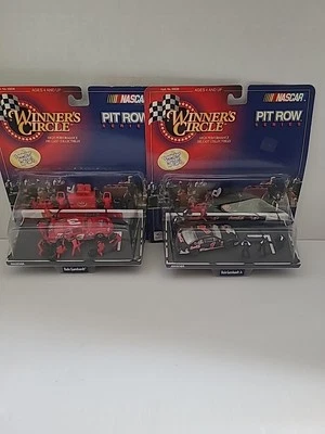 VTG NASCAR Winners Circle Pit Row Series Dale Earnhardt And Dale Jr Coca-Cola  - Image 1 of 4