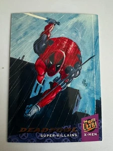 1994 Fleer Ultra X-Men Mutant Power Profile DEADPOOL Marvel Card #57 Bo Hampton - Picture 1 of 2