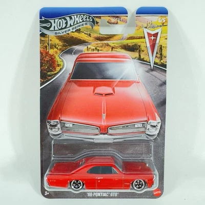 Pontiac GTO 2025 serie plateada base metálica 5/5 rojo Hot Wheels Chase 66 Foto 1 de 4