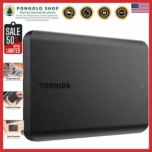 Canvio Basics 2TB Portable External Hard Drive - USB 3.0, Lightweight Design - Picture 1 of 11