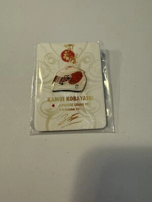 Kamui Kobayashi Japanese Grand Prix 2011 Collector Pin Racing Helmet Euro Sports - Image 1 of 4