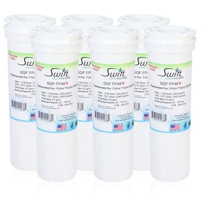 SGF-FP48 Rx Compatible Water Filter For 836848, WF296, EFF6017 (6 Pack) - Image 1 of 4