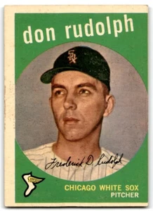 1959 TOPPS DON RUDOLPH CHICAGO WHITE SOX #179 - Picture 1 of 2