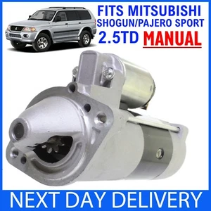 *HANDSCHALTUNG* MITSUBISHI SHOGUN/PAJERO SPORT 2.5 TD DIESEL '99-2006 NEUER STARTER MOTOR - Bild 1 von 6