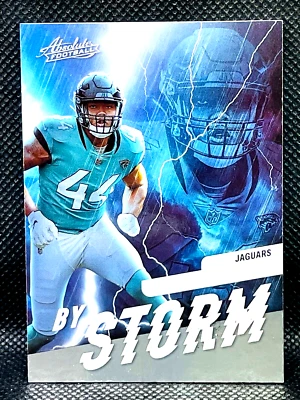 2022 Panini Absolute NFL  TRAVON WALKER RC - By Storm Rookie Foil Insert JAGUARS - Image 1 of 2