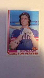 Topps Tom Veryzer 1982 #387 casi nuevo - Imagen 1 de 1
