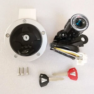 Ignition Switch Fuel Gas Cap Lock Key Set For Kawasaki ZX1400 Ninja ZX14R 12-17 - Picture 1 of 8