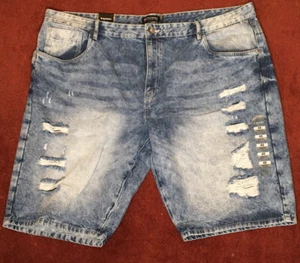 Y2K Skater Southpole Herren Acid Wash Denim Stretch Jeans Shorts Größe 48 neu mit Etikett - Bild 1 von 10