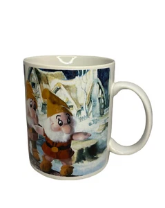 Disney 7 Zwerge Mini Sitzsack Plüsch Keramik Kaffeebecher EUC - Bild 1 von 8