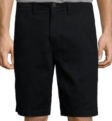 Shorts masculino tamanho 29, preto chino flex shorts ajuste clássico hits-no joelho (#sh2e) - Imagem 1 de 2