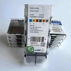 Inserti in metallo duro ISCAR / GFN3 IC328 10 pezzi - Foto 1 di 5