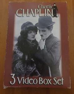 Charlie Chaplin 3 Video Box Set 1992 (Pre-owned) - Picture 1 of 11