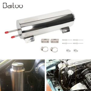 3" X 9" 32OZ Polished Stainless Steel Radiator Coolant Over Flow Puke Tank Can - Bild 1 von 16
