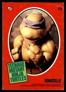 TMNT Topps Movie Stickers (1990) Donatello No. 10 - Picture 1 of 2