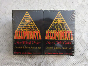 STARTER SET LIMITED 1994 1st  Illuminati INWO Card Game * WARNING: FAKES-READ *