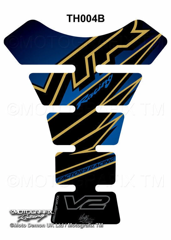 HONDA VTR1000/FIRESTROM SP1 SP2 3D Gel Tankpad MOTOGRAFIX Part:TH004B Foto 1 de 1