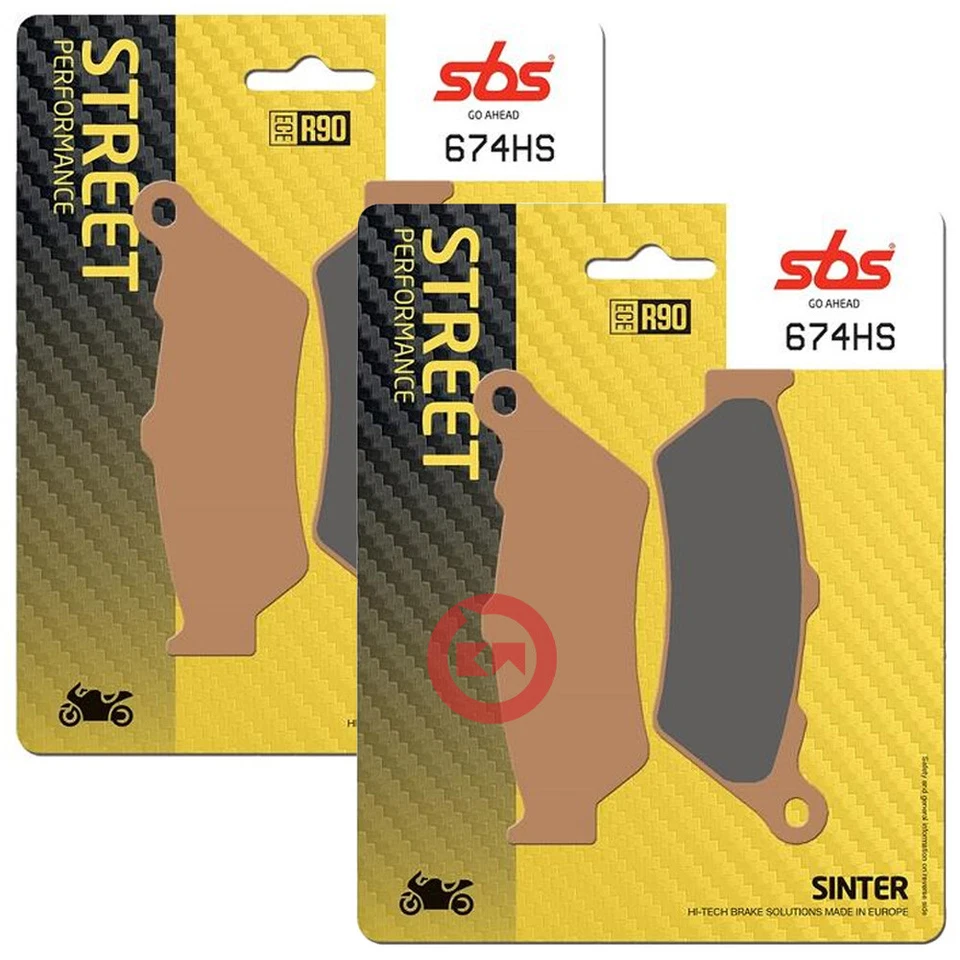 SBS 674HS KIT PASTIGLIE FRENO ANTERIORE BENELLI TRK 502X ABS E4 500 2018-2019 Foto 1 de 4