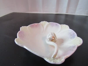 small 5" diameter porcelain dish with pipe made in Germany vintage - Picture 1 of 7
