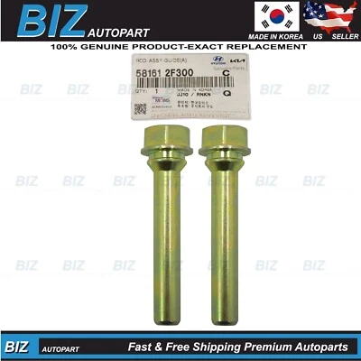 Genuine 2X Disc Brake Guide Pin for 04-25 Genesis Hyundai Kia Models 58161-2F300 - Image 1 of 4