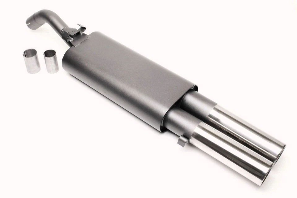 Ta Technix Échappement Sport 2x76mm Rond ABE pour VW Golf 2 Evog2e276