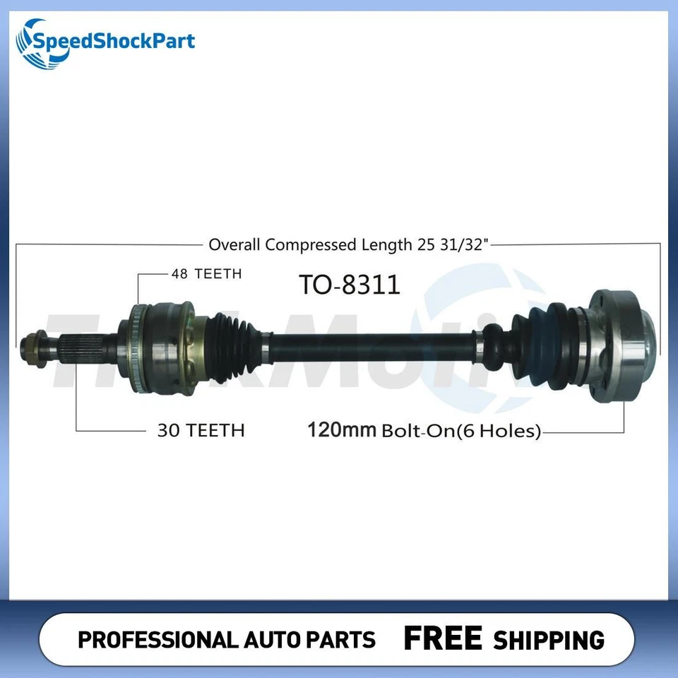 Eje trasero izquierdo CV para Toyota Supra 3,0 L automático 1993-1998 Foto 1 de 1