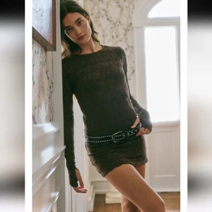 Free People Paulie Langarm Minikleid Large - Bild 1 von 16