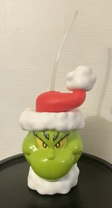 Universal Studios The Grinch Dr. Seuss Babbo Natale Sipper Nuovo - Foto 1 di 7